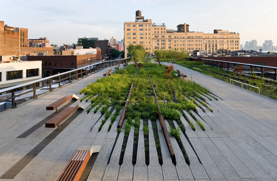 Gartenanlagen in New York