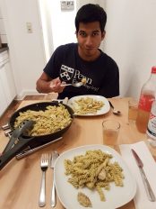 Abendessen mit Anand