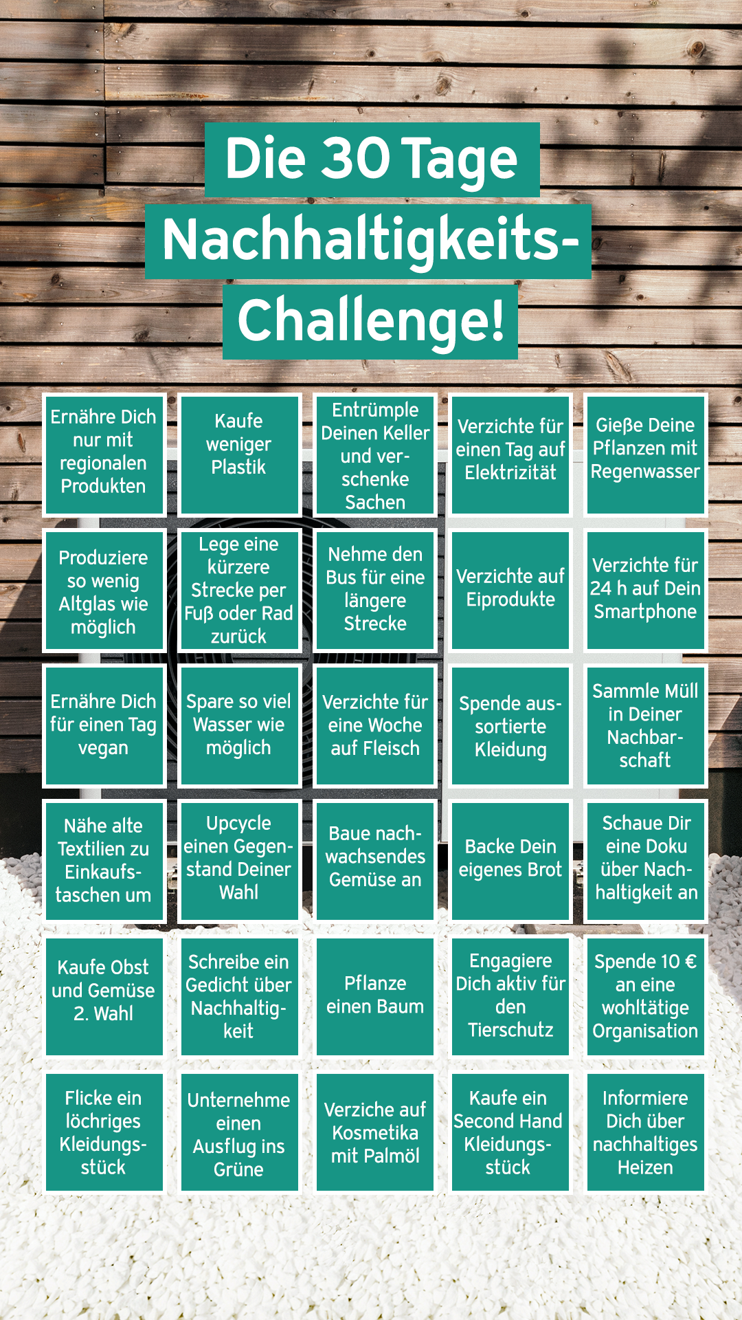 30 Tage Challenge