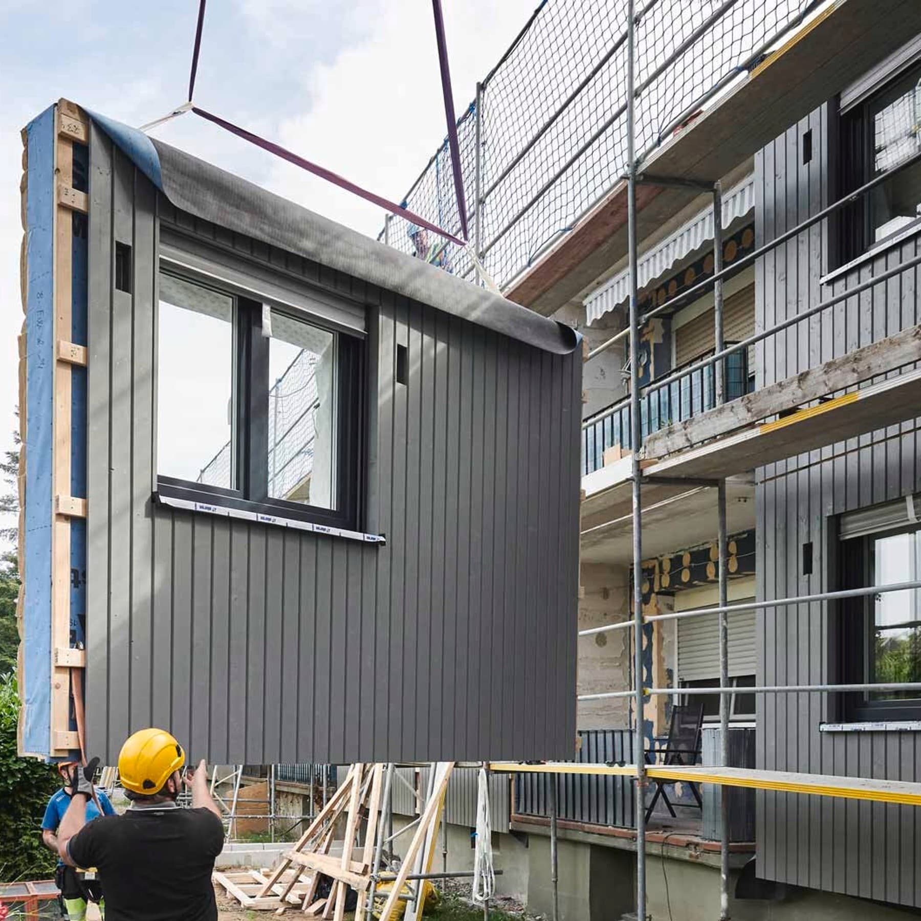 Sanierung der Hauswand