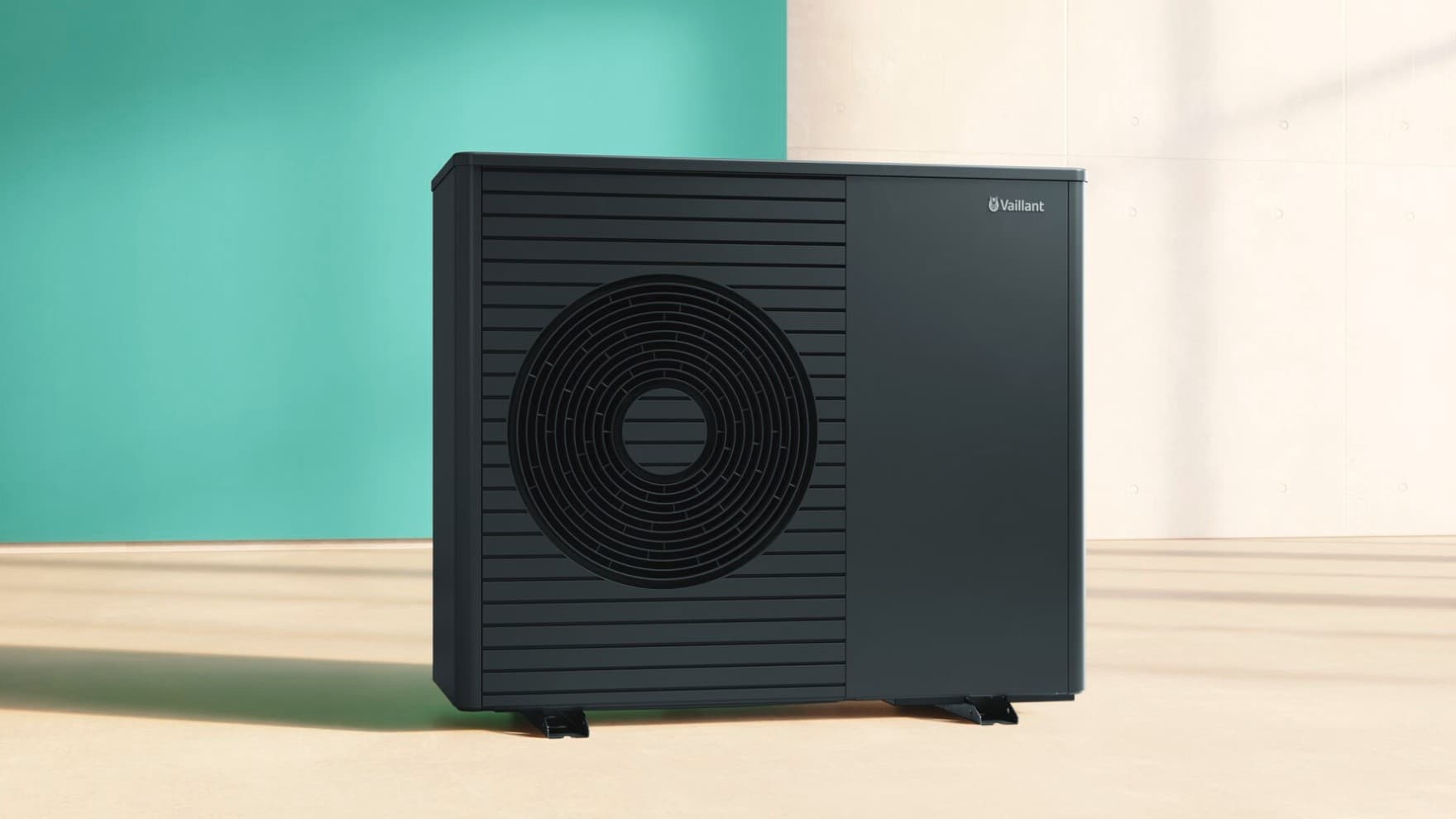 Eine Vaillant Wärmepumpe aroTHERM plus.