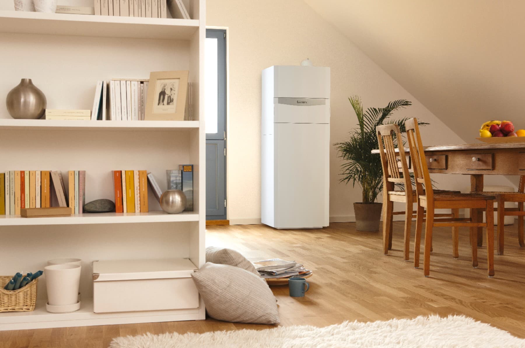 Dachbodeninstallation einer Vaillant Gasheizung ecoCOMPACT