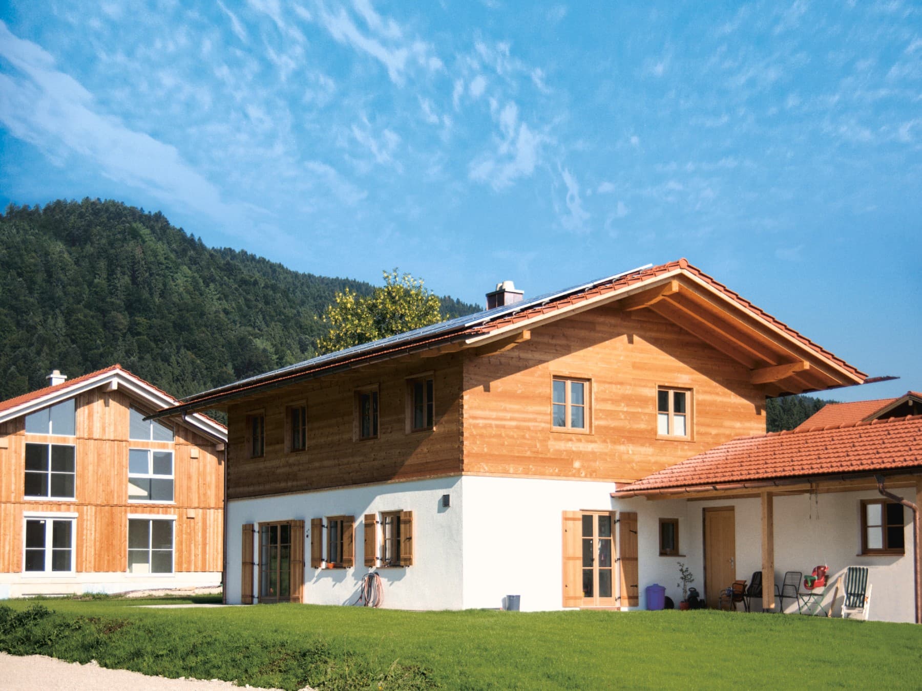 Ein klimafreundliches Einfamilienhaus in den Bergen