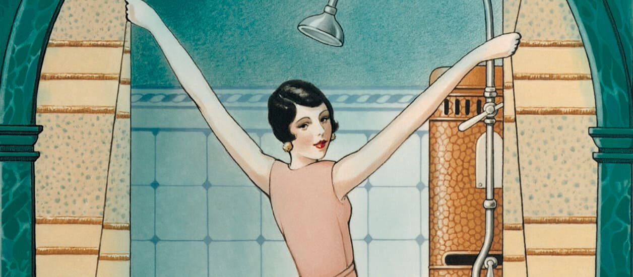 Ein altes Werbebild von Vaillant aus dem Jahre 1894.