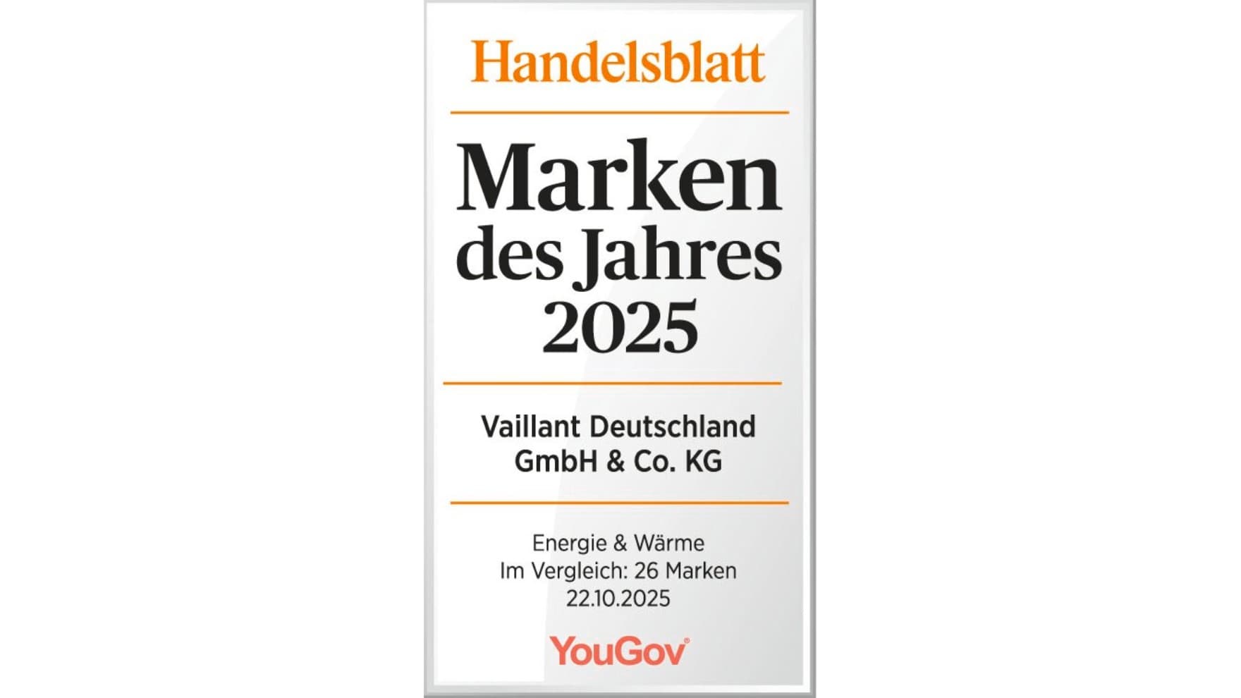 Logo Auszeichnung des Handelsblatts
