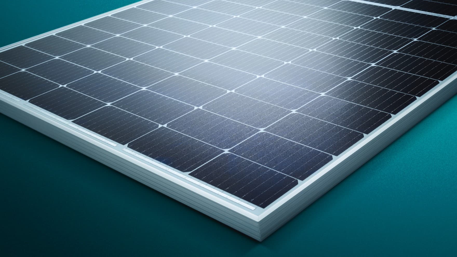 Ein Solarmodul von Vaillant