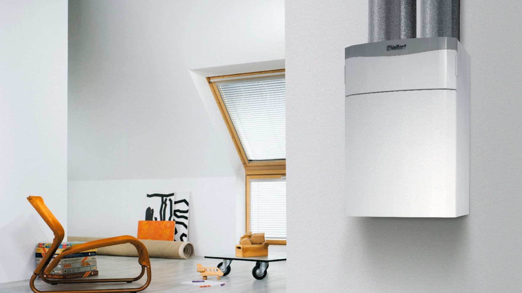 Lüftungsanlage in einem Haus