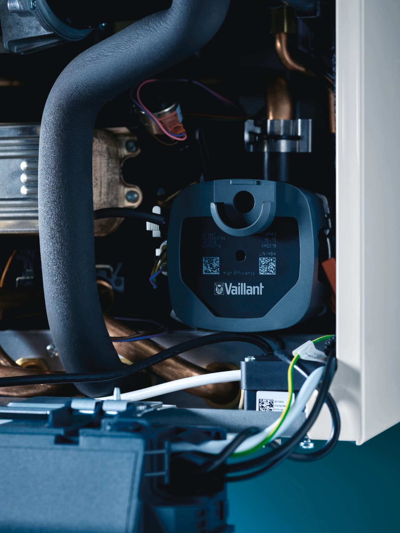 offenes Heizgerät inklusive Elektrokabel