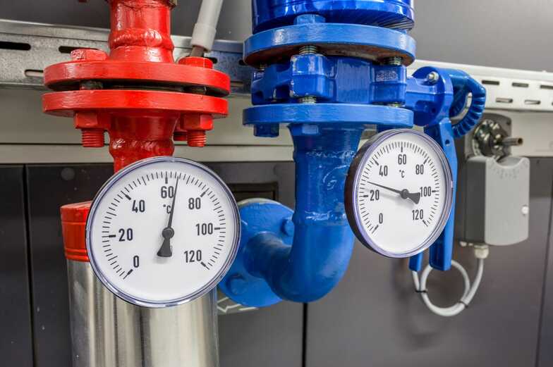 Wo finde ich die Vorlauftemperatur?